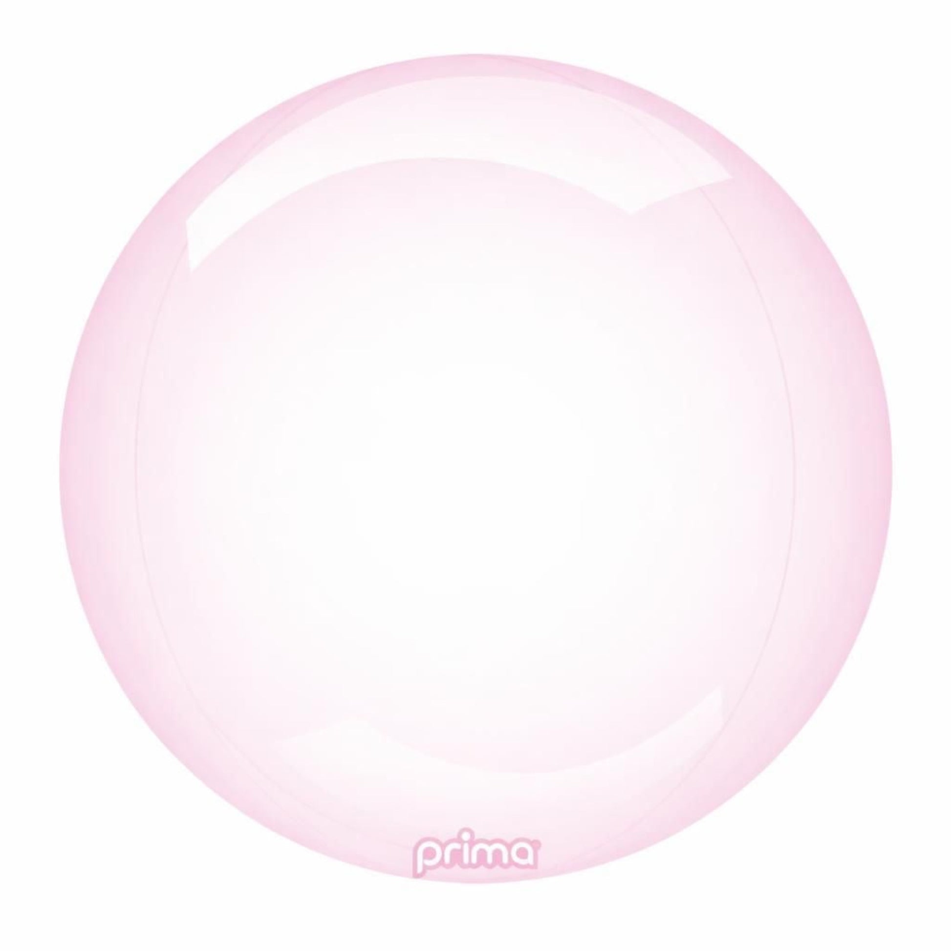 Pink ball with 'prima' branding on a white background