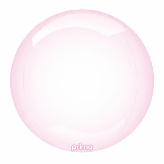 Pink ball with 'prima' branding on a white background
